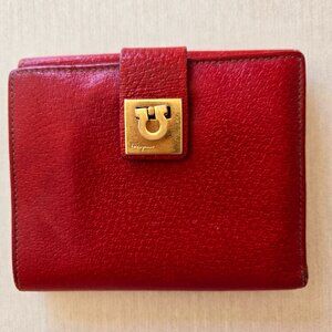 Salvatore Ferragamo leather wallet made in Italy